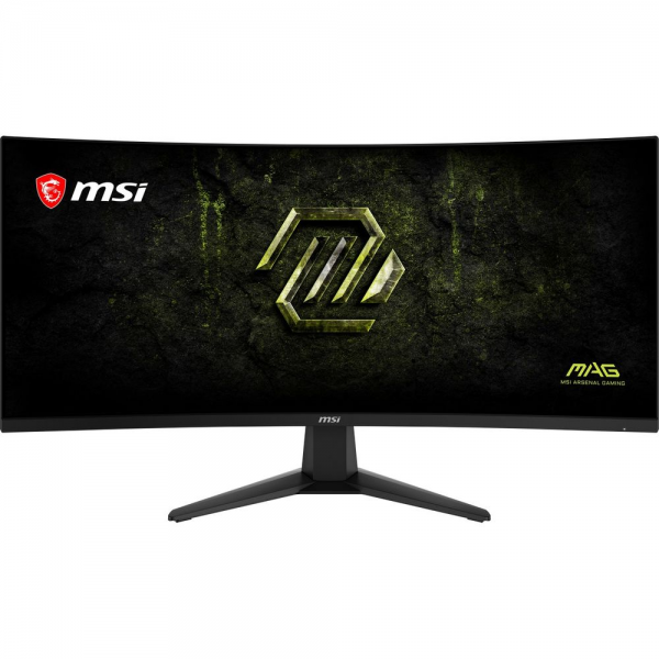 Монитор 34" MSI MAG 346CQDF E20 Curved Rapid VA, 3440x1440, 200Hz, 0,5ms, 300сd/m, 3500:1, HDR | 2xHDMI(2.0b), DP(1.4a) | HAS, Swivel, ExPSU, Vesa 100, Black