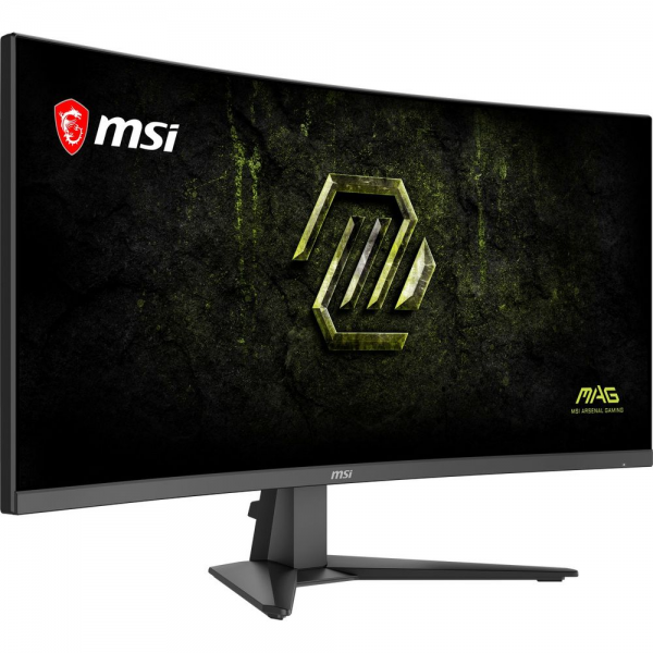 Монитор 34" MSI MAG 346CQDF E20 Curved Rapid VA, 3440x1440, 200Hz, 0,5ms, 300сd/m, 3500:1, HDR | 2xHDMI(2.0b), DP(1.4a) | HAS, Swivel, ExPSU, Vesa 100, Black