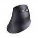 Беспроводная компьютерная мышь вертикальная UGREEN MU008 (25444) Wireless Vertical Mouse 2.4 GHz&BT. Цвет: черный