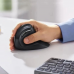 Беспроводная компьютерная мышь вертикальная UGREEN MU008 (25444) Wireless Vertical Mouse 2.4 GHz&BT. Цвет: черный