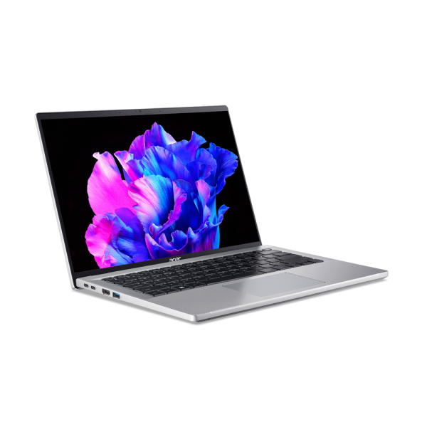 Ноутбук Acer Swift Go 14 SFG14-73-56KL Intel Core Ultra 5 125H/16Gb (soldered D5)/SSD512Gb/UMA/14"/OLED/WQXGA+/2880x1800/90Hz/NoOS/Silver/1.25kg
