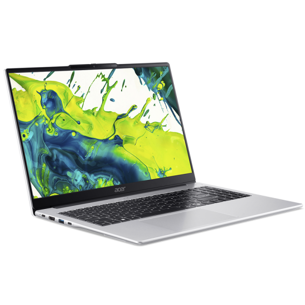 Ноутбук Acer Aspire Lite 15 AL15-74P-569P Intel Core Ultra 5 125H/16Gb (D5)/SSD512Gb/UMA/15.6"/IPS/FHD/1920x1080/60Hz/NoOS/Silver/1.59kg