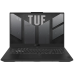 Ноутбук ASUS TUF Gaming A17 FA707NUG-HX182 AMD Ryzen 7 7445HS/16Gb (D5)/SSD512Gb/RTX4050 6Gb (115W)/17.3"/IPS/FHD/1920x1080/144Hz/NoOS/RJ-45/Mecha Gray/2.6kg