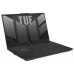 Ноутбук ASUS TUF Gaming A17 FA707NUG-HX182 AMD Ryzen 7 7445HS/16Gb (D5)/SSD512Gb/RTX4050 6Gb (115W)/17.3"/IPS/FHD/1920x1080/144Hz/NoOS/RJ-45/Mecha Gray/2.6kg