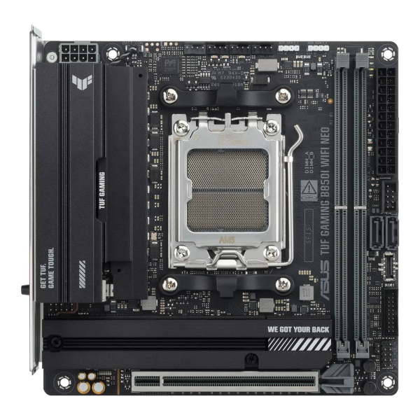 Материнская плата ASUS TUF GAMING B850I WIFI NEO AM5 mini-ITX 2xDDR5 1xPCIEx16 1xM.2 USB-C DP HDMI 2,5GLAN WiFi 6E