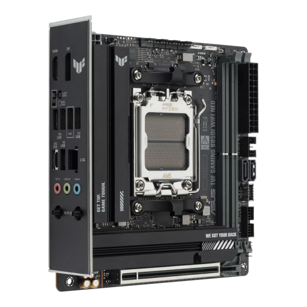 Материнская плата ASUS TUF GAMING B850I WIFI NEO AM5 mini-ITX 2xDDR5 1xPCIEx16 1xM.2 USB-C DP HDMI 2,5GLAN WiFi 6E