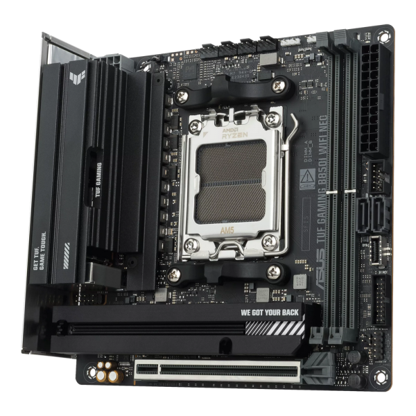 Материнская плата ASUS TUF GAMING B850I WIFI NEO AM5 mini-ITX 2xDDR5 1xPCIEx16 1xM.2 USB-C DP HDMI 2,5GLAN WiFi 6E