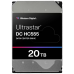 Жесткий диск серверный 3.5" 20TB WD Ultrastar DC HC555 WUH722020CLE6L4 SATA 6Gb/s, 7200rpm, 512MB, 512e, CMR, Helium, Bulk