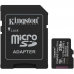 Карта памяти Kingston microSDXC 256GB Kingston Canvas Select Plus Memory Card SDCS3/256GB UHS-I U3 Class 10/V10/A1, Adapter, 150Mb/s, RTL