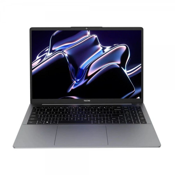 Ноутбук TECNO MegaBook K16SDA AMD Ryzen 5 7430U/16Gb (2*8 D4)/SSD1Tb/16"/IPS/WUXGA/1920x1200/60Hz/Win11/RJ-45/Grey/1.75kg