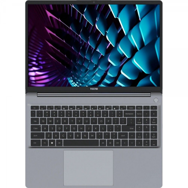 Ноутбук TECNO MegaBook K16SDA AMD Ryzen 5 7430U/16Gb (2*8 D4)/SSD1Tb/16"/IPS/WUXGA/1920x1200/60Hz/Win11/RJ-45/Grey/1.75kg