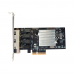 Сетевой адаптер STLab N-1060 4x1GbE, PCIe 2.1 x4, RJ45, BCM5719, Ethernet Adapter
