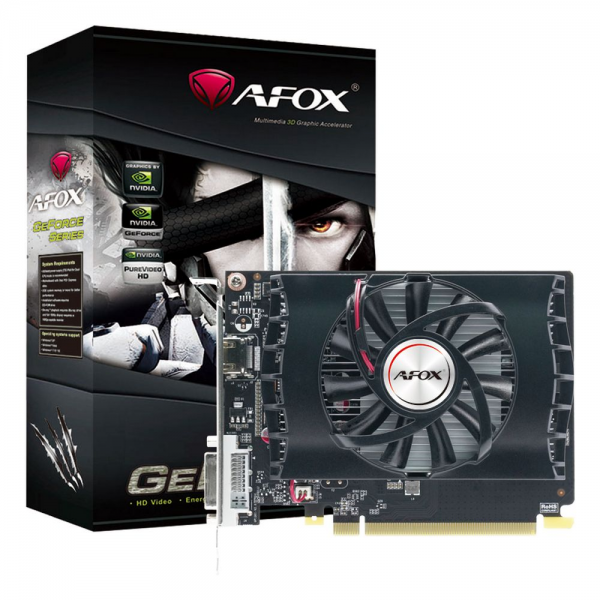 Видеокарта Afox GT1030 2GB GDDR5 64bit DVI HDMI 1FAN RTL