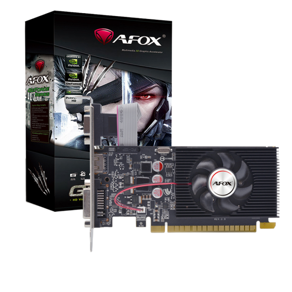 Видеокарта Afox GT420 1GB GDDR3 128bit VGA DVI HDMI 1FAN LP RTL