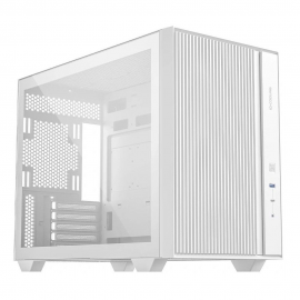 Корпус Case ID-Cooling FLOW 500 White mATX/win TG/ no fan/ Gen2 Type C/ CPU 180mm/ GPU 403mm/ no PSU