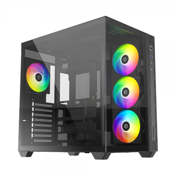 Системный блок KWIK (Intel Core i5-14400F OEM / 16 ГБ ОЗУ (2 модуля) / Afox RTX3050 6GB GDDR6 96bit DVI DP HDMI ATX 2FAN RT / 1 ТБ SSD)