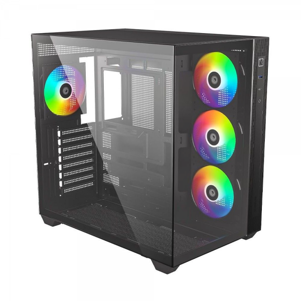 Системный блок KWIK (Intel Core i5-14400F OEM / 16 ГБ ОЗУ (2 модуля) / Afox RTX3050 6GB GDDR6 96bit DVI DP HDMI ATX 2FAN RT / 1 ТБ SSD)