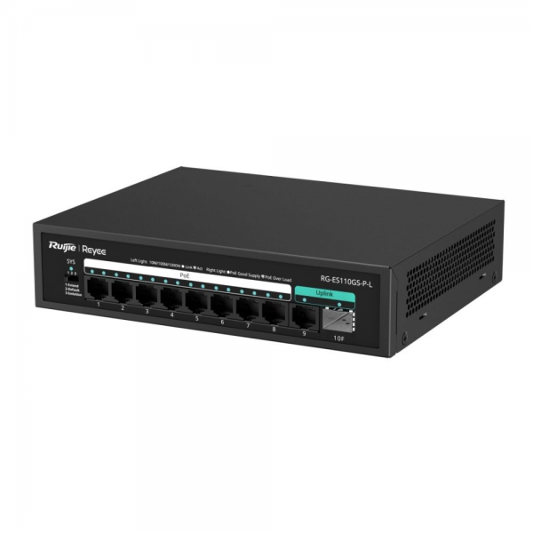PoE Коммутатор Ruijie/Reyee RG-ES110GS-P-L