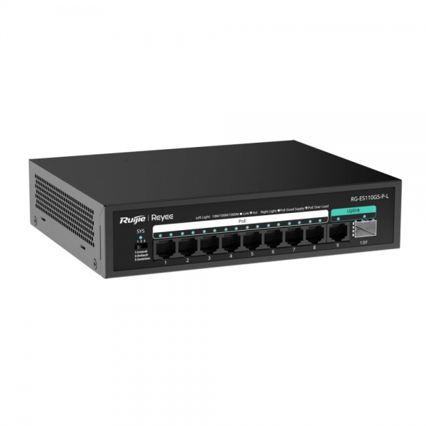 PoE Коммутатор Ruijie/Reyee RG-ES110GS-P-L
