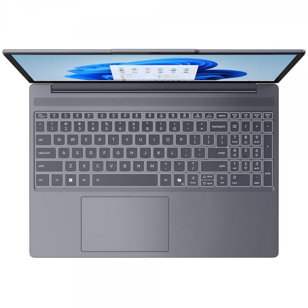 Ноутбук Lenovo IdeaPad Slim 3 15AHP10 AMD Ryzen 7 8840HS/16Gb (soldered, 1*8 D5)/SSD512Gb/UMA/15.3"/IPS/Touch/WUXGA/1920x1200/60Hz/NoOS/Luna Grey/1.63kg
