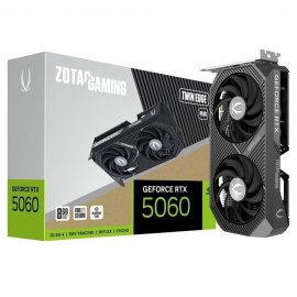 Видеокарта Zotac RTX 5060 TWIN EDGE PLUS 8GB GDDR7 128bit 3xDP HDMI 2FAN MEDIUM PACK