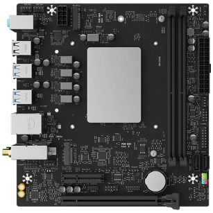 Материнская плата Maxsun MS-MoDT 205H D4 WIFI 205H, SoC, 2xDDR4, 1*PCIEx16, 1*PCIEx4, 1*PCIEx1, 4*M.2, 6*USB3.2Gen1, 6*USB2.0, 2*SATA3.0, 1G, M-ATX, RTL