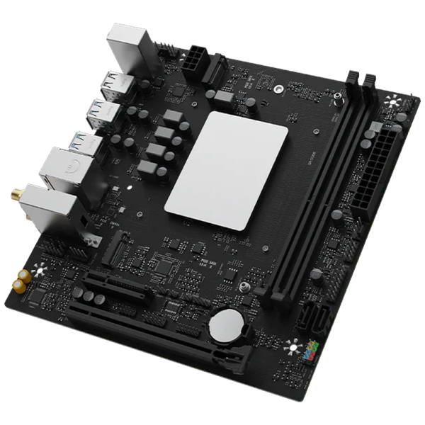 Материнская плата Maxsun MS-MoDT 205H D4 WIFI 205H, SoC, 2xDDR4, 1*PCIEx16, 1*PCIEx4, 1*PCIEx1, 4*M.2, 6*USB3.2Gen1, 6*USB2.0, 2*SATA3.0, 1G, M-ATX, RTL