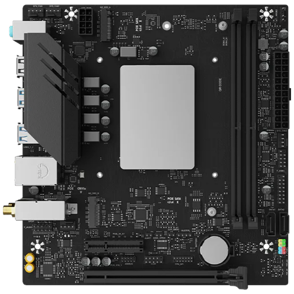 Материнская плата Maxsun MS-MoDT 230H D4 WIFI 230H, SoC, 2xDDR4, 1*PCIEx16, 1*PCIEx4, 2*M.2, 6*USB3.2Gen1, 6*USB2.0, 2*SATA3.0, 1G, M-ATX, RTL