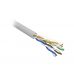 Кабель витая пара U/UTP, CAT 5e, LSZH нг(А)-HF, 4PR, 24AWG, внутренний, однопроволочный, серый, 305м