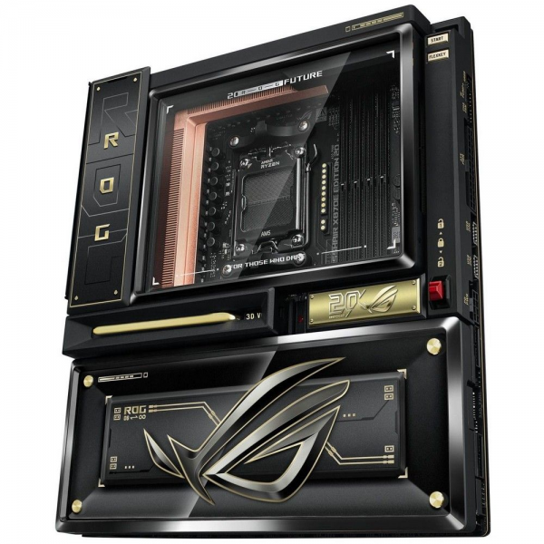 Материнская плата ASUS ROG CROSSHAIR X870E EDITION 20 AM5 E-ATX 4xDDR5 2xPCIEx16 9xM.2 4xUSB-C 2xDP 2x10GLAN Wi-Fi 7