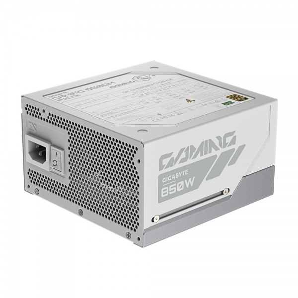 Блок питания ПК Gigabyte GME850GM PG5 ICE 850W, Белый, 80Plus, Platinum, Полностью модульный, PCIe Gen 5.1, ATX 3.1 compatible.