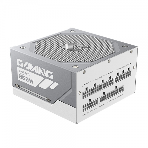 Блок питания ПК Gigabyte GME850GM PG5 ICE 850W, Белый, 80Plus, Platinum, Полностью модульный, PCIe Gen 5.1, ATX 3.1 compatible.