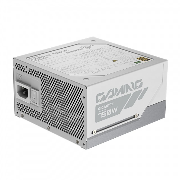 Блок питания ПК Gigabyte GME750GM PG5 ICE 750W, Белый, 80Plus, Platinum, Полностью модульный, PCIe Gen 5.1, ATX 3.1 compatible.