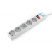 Фильтр-удлинитель Power Cube SPG-B-15 5 розеток, серый, 5м, 10 А/2,2 кВт, 3*0.75 мм²