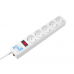 Фильтр-удлинитель Power Cube SPG-B-6-WHITE 5 розеток, белый, 1.9 м, 10 А/2,2 кВт, 3*0.75 мм²