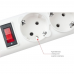 Фильтр-удлинитель Power Cube SPG-B-6-WHITE 5 розеток, белый, 1.9 м, 10 А/2,2 кВт, 3*0.75 мм²