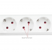 Фильтр-удлинитель Power Cube Pro SPL(5+1)-16B-P-1,9M 6 розеток (5 с заземлением + 1 без), белый, 5м, 16 А/3,5 кВт, 3*1мм²