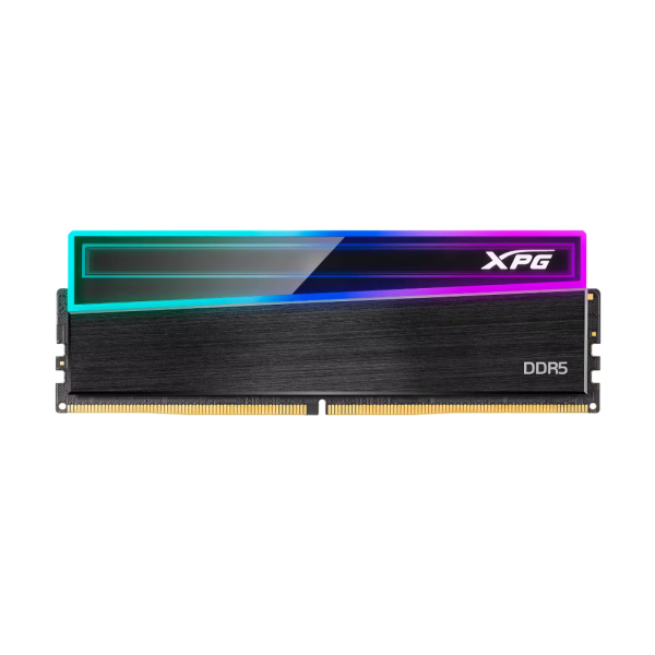 Модуль памяти ADATA 32GB XPG DDR5 5600 DIMM NOVAKEY RGB Black Gaming Memory AX5U5600C4616G-DCNKRBK Non-ECC, CL46-45-45, 1.1V, Heat Shield, Kit (2x16GB)