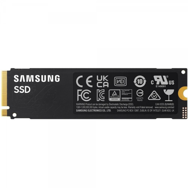 Твердотельный накопитель SSD M.2 2280 2TB Samsung 990 EVO NVMe 2.0, PCIe 4.0 x4, TLC 3D NAND, 7250R/6450W MB/s