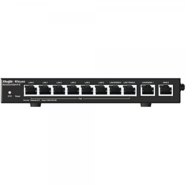PoE Маршрутизатор Ruijie/Reyee RG-EG310GH-P-E