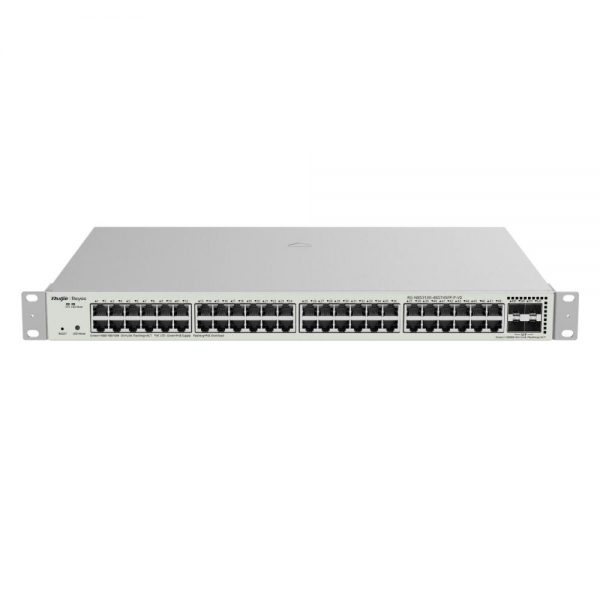 PoE Коммутатор, L2 управляемый Ruijie/Reyee RG-NBS3100-48GT4SFP-P-V2