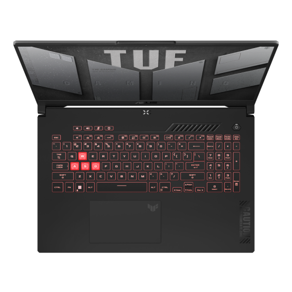 Ноутбук ASUS TUF Gaming A17 FA707NUG AMD Ryzen 7 7445HS/16Gb (D5)/SSD512Gb/RTX4050 6Gb (115W)/17.3"/IPS/FHD/1920x1080/144Hz/NoOS/RJ-45/Mecha Gray/2.6kg