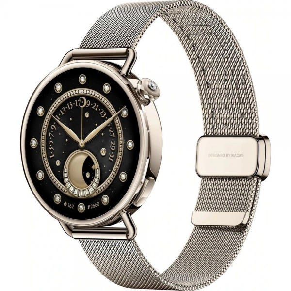 Смарт-часы Xiaomi Watch S4 41mm Milanese Strap (золото заката)