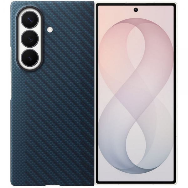 Карбоновый чехол с магнитным креплением Samsung Galaxy Z Fold 8 Ultra (EF-KF976SNEGRU)