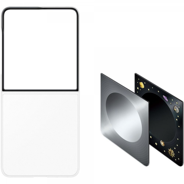 Смарт-чехол с декоративной карточкой Samsung Galaxy Z Flip 8 (EF-FF776CBEGRU)