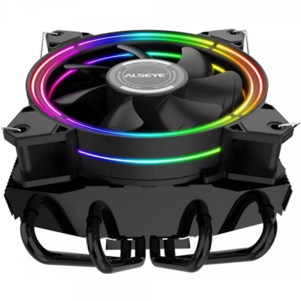 Вентилятор для процессора ALSEYE Bad Pack H120T (H120T-4.0) CPU Cooler Universal, 125W, 120mm FAN, 800~2000 rpm, 24.1~35.5 dBA, RGB, PWM, RTL{20} (874036) bp