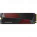 Твердотельный накопитель SSD M.2 2280 4TB Samsung 990 PRO with Heatsink MZ-V9P4T0GW PCIe Gen4x4 with NVMe, 7450/6900, IOPS 1600/1550K, MTBF 1.5M, Samsung V-NAND TLC, 4GB LPDDR4MB, 2400TBW, RTL