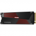 Твердотельный накопитель SSD M.2 2280 4TB Samsung 990 PRO with Heatsink MZ-V9P4T0GW PCIe Gen4x4 with NVMe, 7450/6900, IOPS 1600/1550K, MTBF 1.5M, Samsung V-NAND TLC, 4GB LPDDR4MB, 2400TBW, RTL