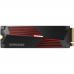 Твердотельный накопитель SSD M.2 2280 4TB Samsung 990 PRO with Heatsink MZ-V9P4T0GW PCIe Gen4x4 with NVMe, 7450/6900, IOPS 1600/1550K, MTBF 1.5M, Samsung V-NAND TLC, 4GB LPDDR4MB, 2400TBW, RTL