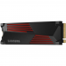 Твердотельный накопитель SSD M.2 2280 4TB Samsung 990 PRO with Heatsink MZ-V9P4T0GW PCIe Gen4x4 with NVMe, 7450/6900, IOPS 1600/1550K, MTBF 1.5M, Samsung V-NAND TLC, 4GB LPDDR4MB, 2400TBW, RTL